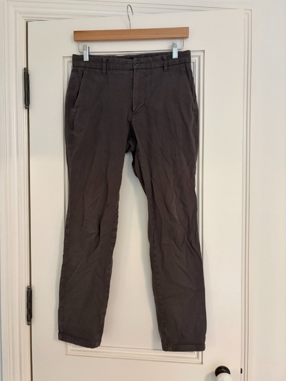 Everlane Grey Straight-Leg Chino Pants